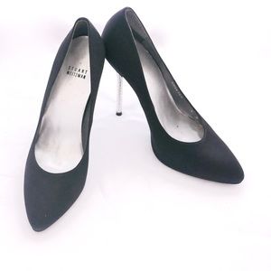 Stuart Weitzman Diamond heel Black stiletto